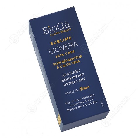 BIOGA Biovera Soin Réparateur à L'Aloe Vera 50ml-1