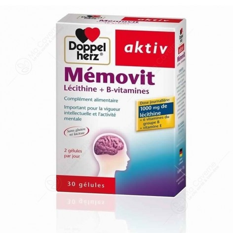 Doppelherz AKTIV Memovit Lecithine + B-Vitamines 30Gél.-1