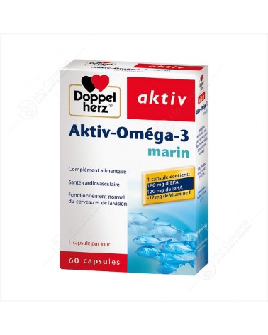 Doppelherz AKTIV Omega-3 Marin 60cp-1