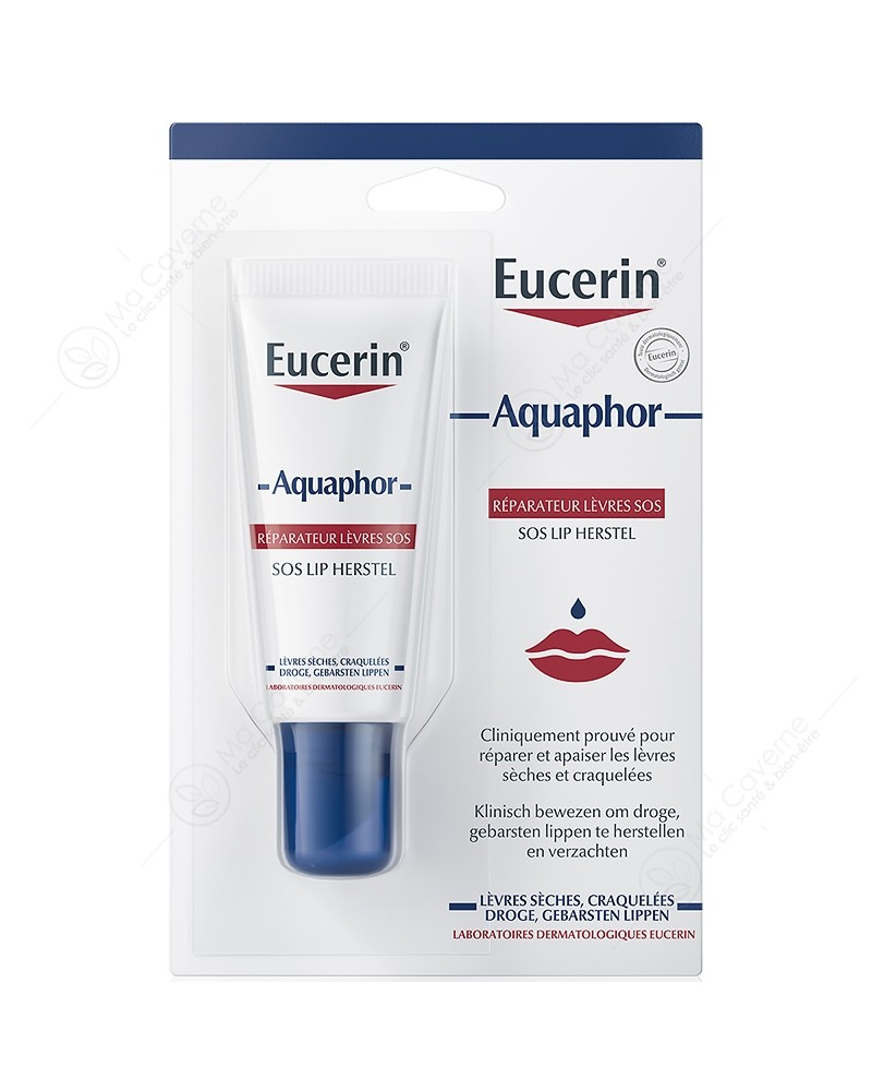 EUCERIN Aquaphor Réparateur Lèvres Sos 10ml-1