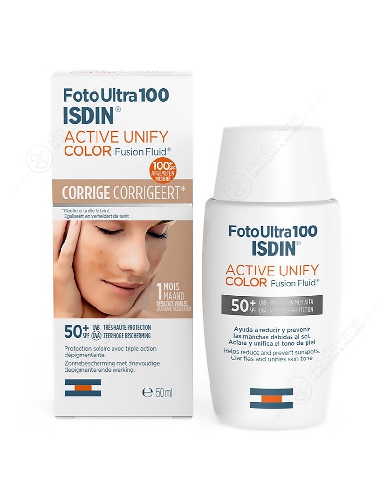ISDIN Foto Ultra 100 Active Unify Color Fusion Fluid SPF50+ 50ml-1
