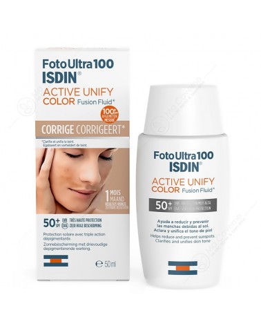 ISDIN Foto Ultra 100 Active Unify Color Fusion Fluid SPF50+ 50ml-1