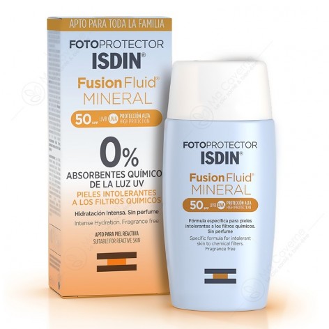 ISDIN Fotoprotector Fusion Fluid Mineral SPF50 50ml-1