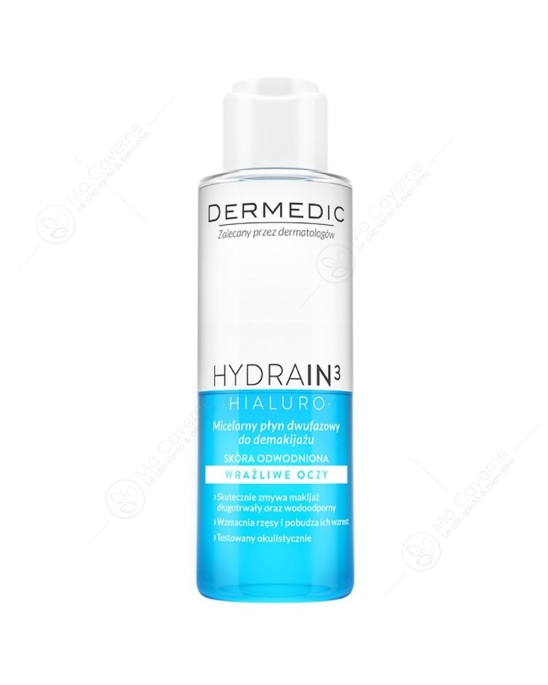 DERMEDIC Hydrain3 Eau Micellaire Bi-Phase 115ml-1