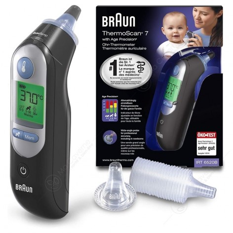 BRAUN ThermoScan 7 Thermomètre auriculaire IRT6520-1