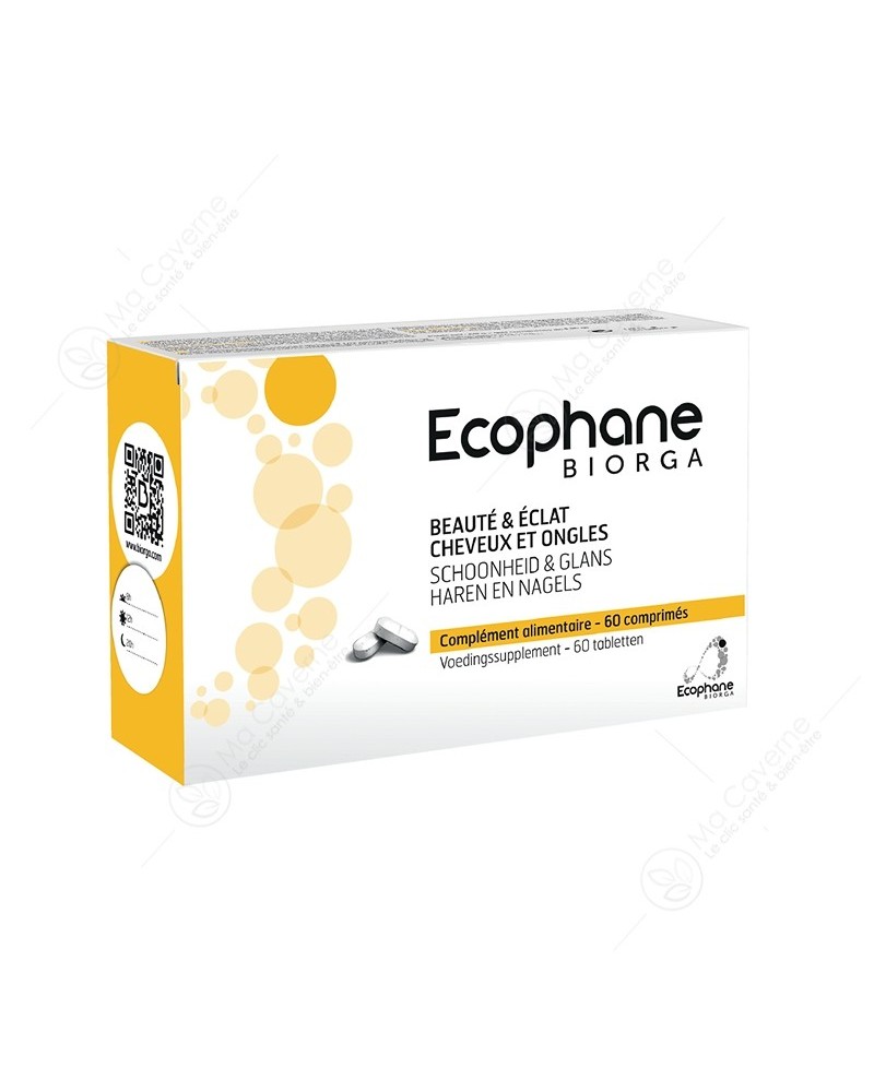 BIORGA Ecophane Cheveux et Ongles Bt60 Cp-1