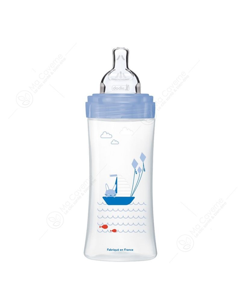 DODIE Biberon Anti-Colique Sensation+ 6M+ 330ml-1