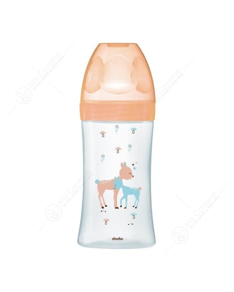 DODIE Biberon Verre 270ml Beige Biche-1