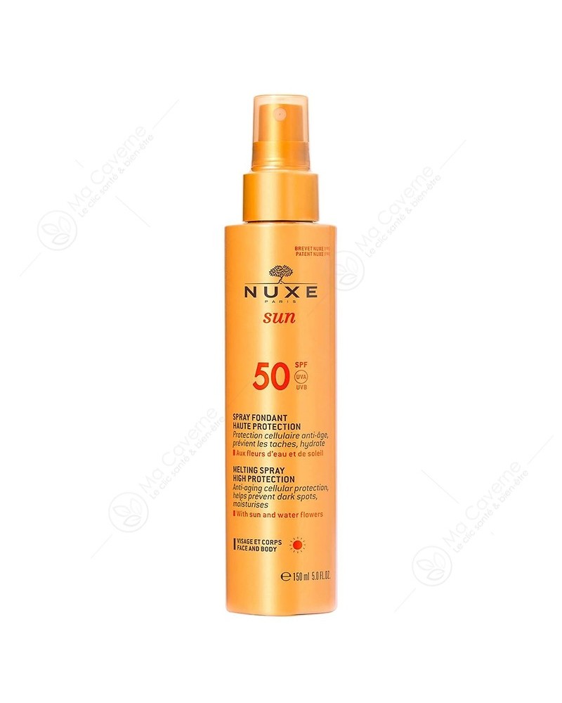 NUXE Sun Spray Solaire Visage et Corps Haute Protection SPF50+ 150ml-1