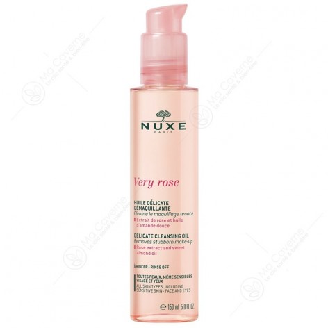 NUXE Very Rose Huile Délicate Démaquillante 150ml-1