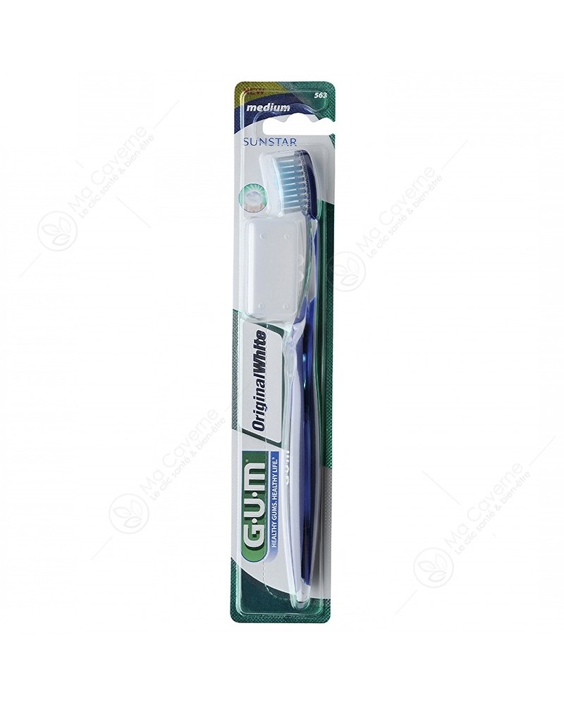 GUM Brosse à Dents Original White Medium 563-1
