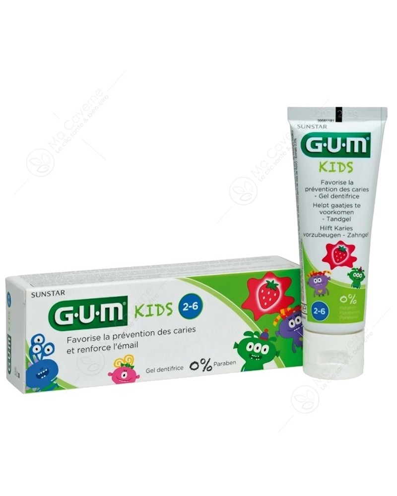 GUM Dentifrice Kids 2-6 Ans-1