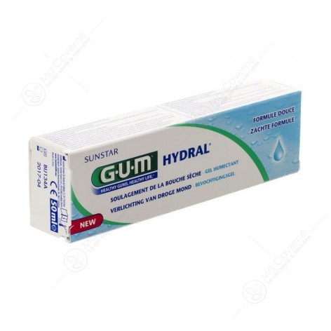 GUM Hydral Gel Humectant Bouche Sèche 50ml-1