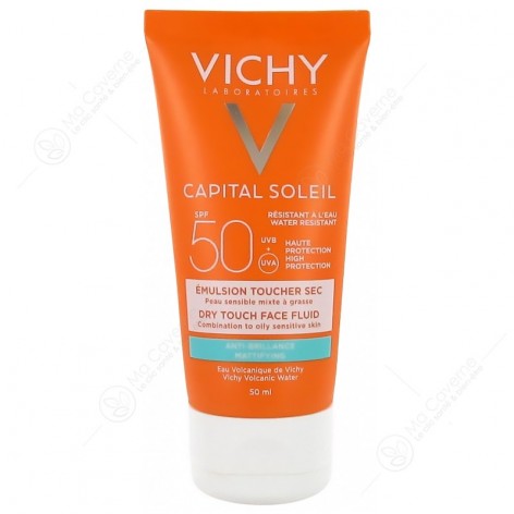 VICHY Capital Soleil Emulsion Toucher Sec SPF50+ 50ml-2