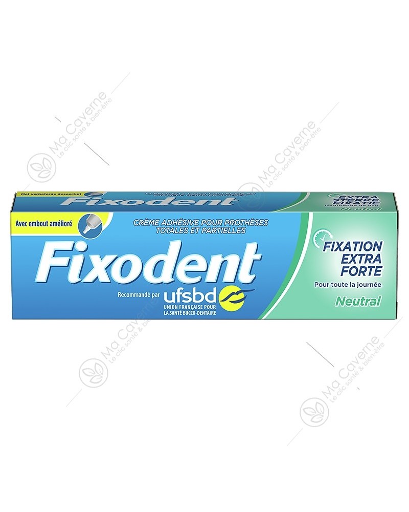 FIXODENT Crème Adhésive Fixation Extra Forte Gout Neutre-1