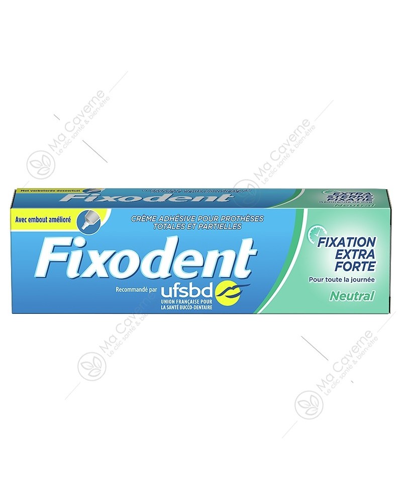 FIXODENT Crème Adhésive Fixation Extra Forte Gout Neutre