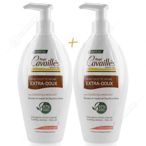 ROGE CAVAILLES Gel Intime Extra Doux 250ml X 2-1