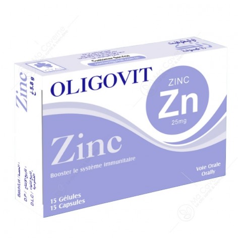VITAL Oligovit Zinc Bt15 Gél.-1