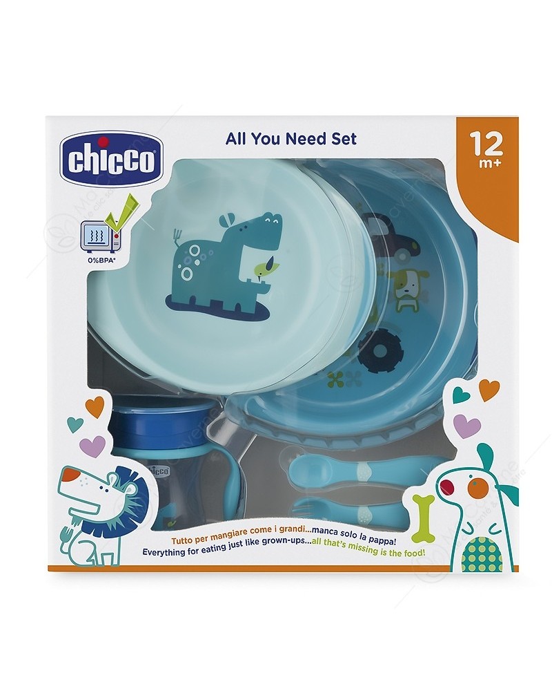 CHICCO Coffret Repas Bébé 12M+