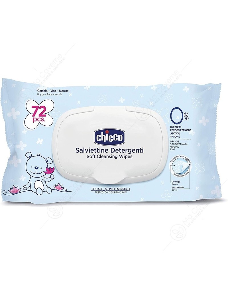 CHICCO Lingettes Baby Moments 72 Pcs-1