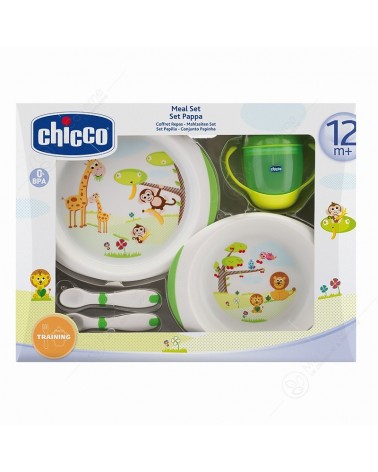 CHICCO Set de Repas Bébé 12M+ Vert-1