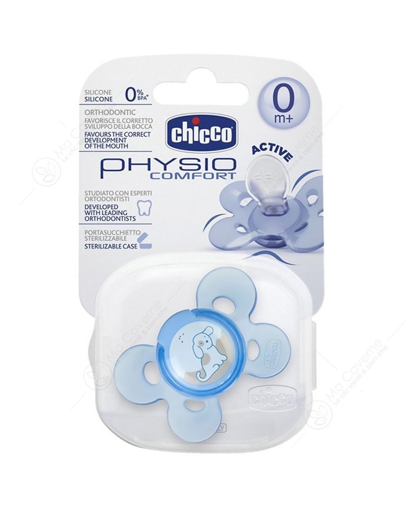 CHICCO Sucette Physio Confort Bleu 0-6M R74911210-1