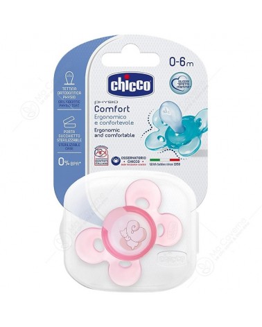 CHICCO Sucette Phy-Conf Rose 0-6M R74911110