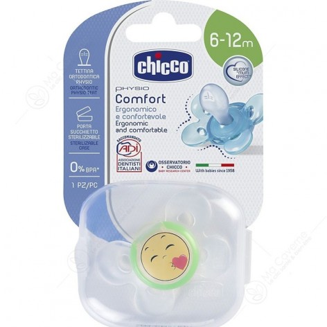 CHICCO Sucette Physio Confort 6-12M-1