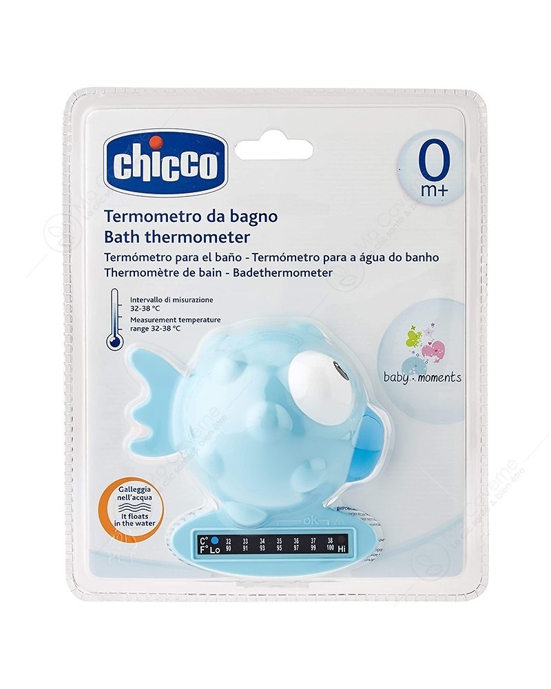 CHICCO Thermomètre de Bain Poisson Bleu 65642-1