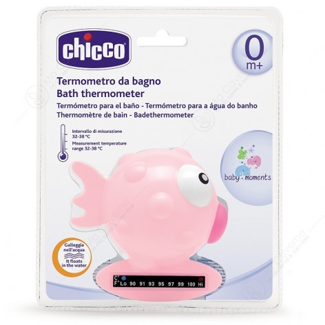 CHICCO Thermomètre de Bain Poisson Rose Réf: 65641-1