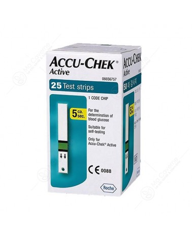 ACCU-CHEK Active Bandelettes Bt25-1