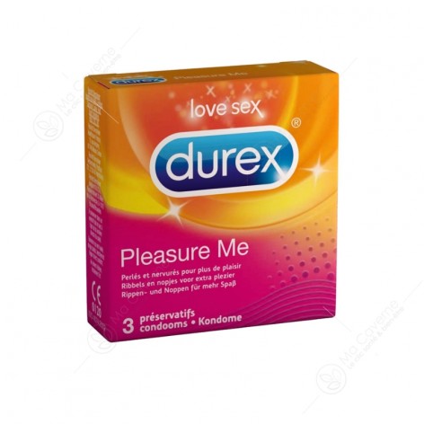DUREX Preservatifs Pleasure Max Bt3-1