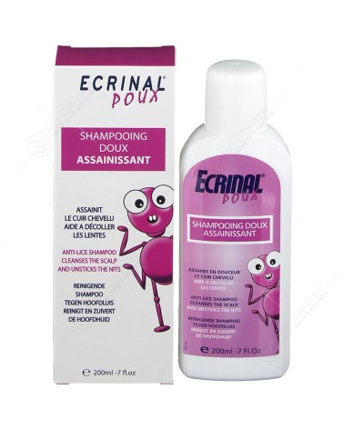 ECRINAL Shampoing Anti Poux Doux Assainissant 200ml-1