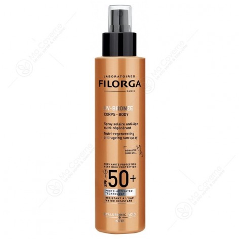 FILORGA UV-Bronze Corps Spray Solaire Anti-âge Nutri-Régénérant SPF50+ 150ml-1