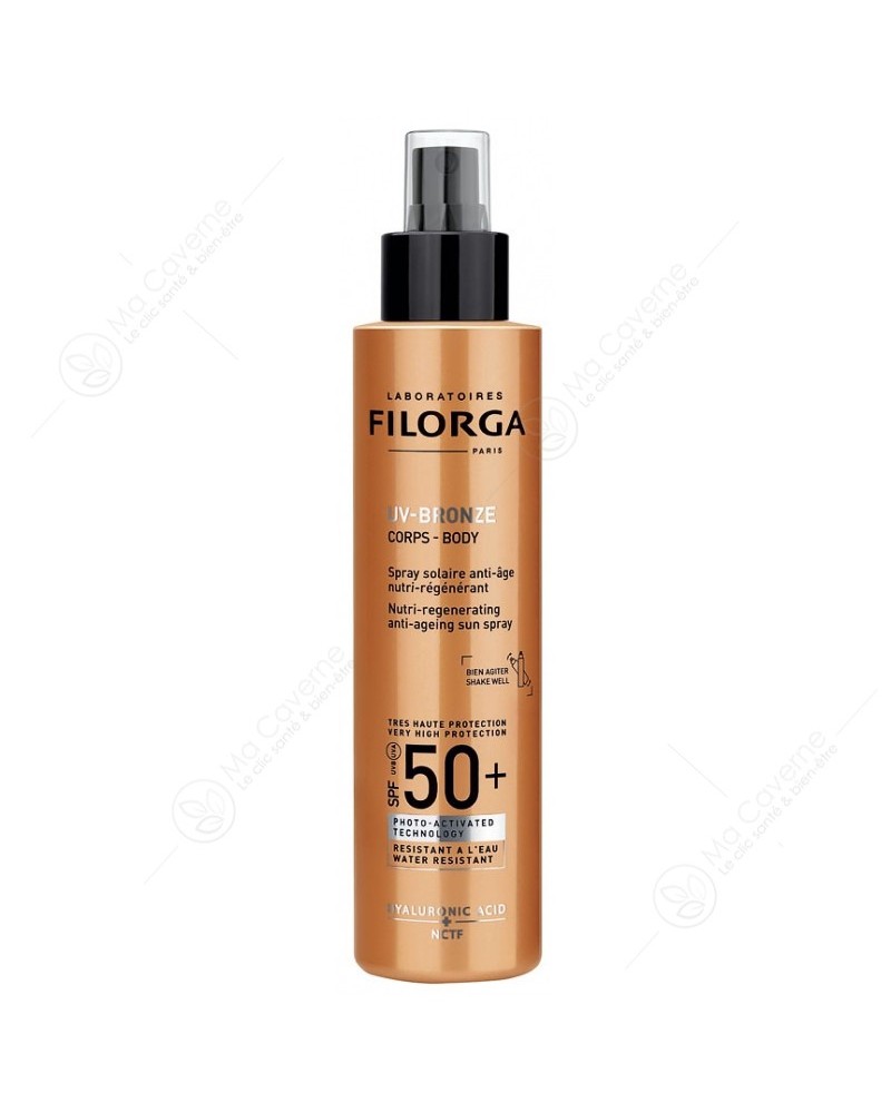 FILORGA UV-Bronze Corps Spray Solaire Anti-âge Nutri-Régénérant SPF50+ 150ml-1