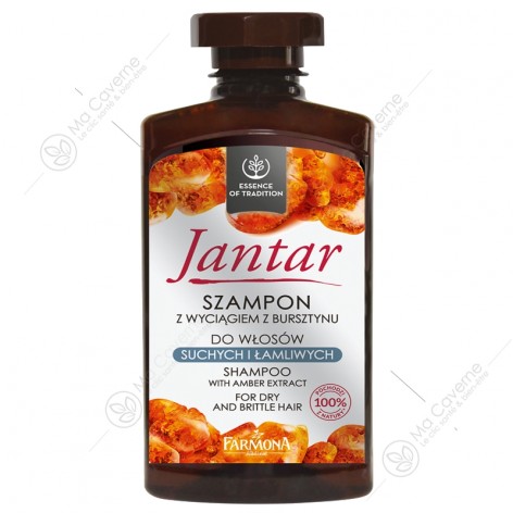 FARMONA Jantar Shampoing à L'Ambre Cheveux Secs & Cassants 330ml-1