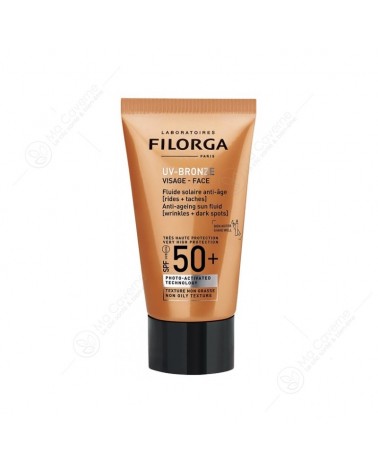 FILORGA UV-Bronze Visage Fluide Solaire Anti-âge SPF50+ 40ml-1