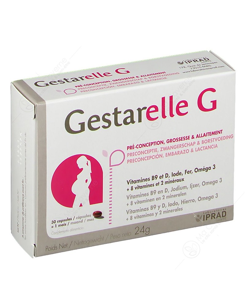 IPRAD Gestarelle Grossesse 30 Capsules-1