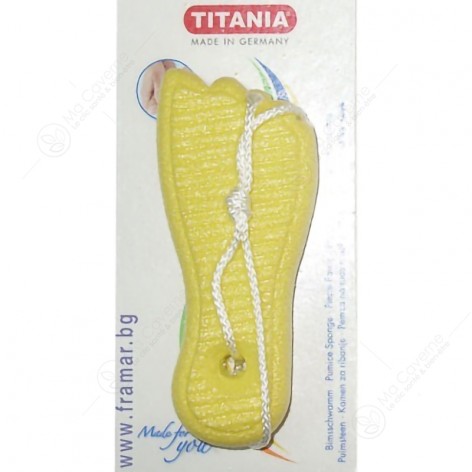 TITANIA Eponge Ponce Forme Pied 30010K