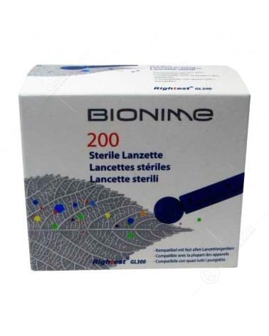 BIONIME Boite de 200 Lancettes-1