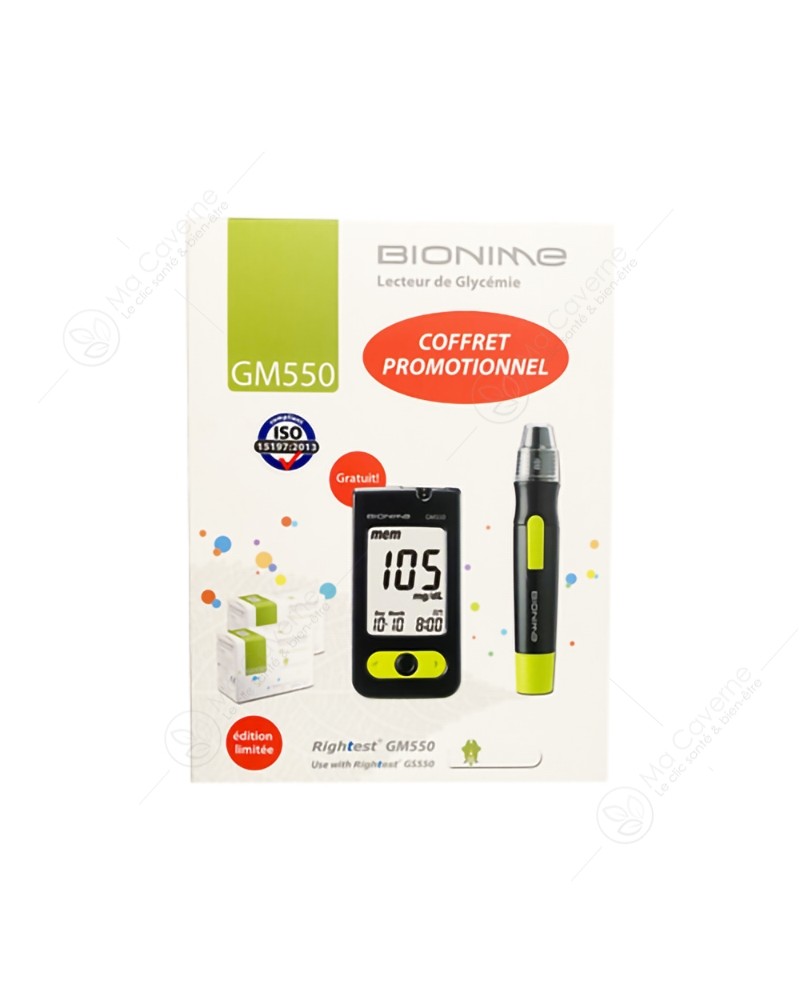 BIONIME Coffret Promotionnel: Apareil + 100 Bandelettes + 1 Autopiqueur-1