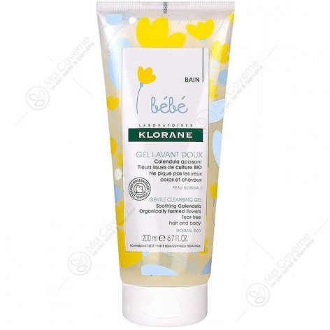 KLORANE Bébé Gel Lavant 200ml-1