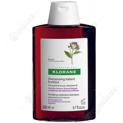 KLORANE Shampoing Fortifiant à La Quinine et Vitamine B 200ml-1