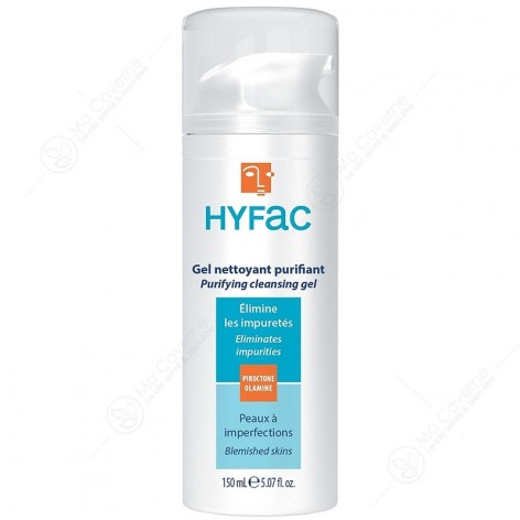 HYFAC Gel Dermatologique Nettoyant Purifiant Visage et Corps 150ml-1