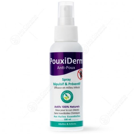 POUXIDERM Spray Répulsif et Préventif Anti-Poux 100ml-1
