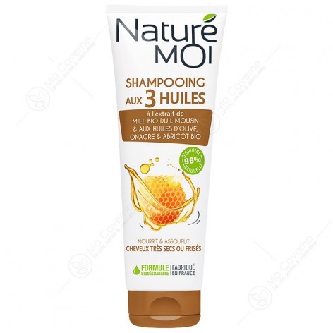 NATURE MOI Shampoing Aux 3 Huiles 250ml-1