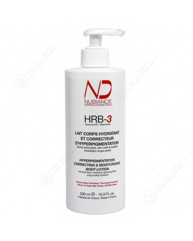 NUBIANCE HRB-3 Lait Corps Hydratant et Correcteur D'Hyperpigmentation 500ml-1