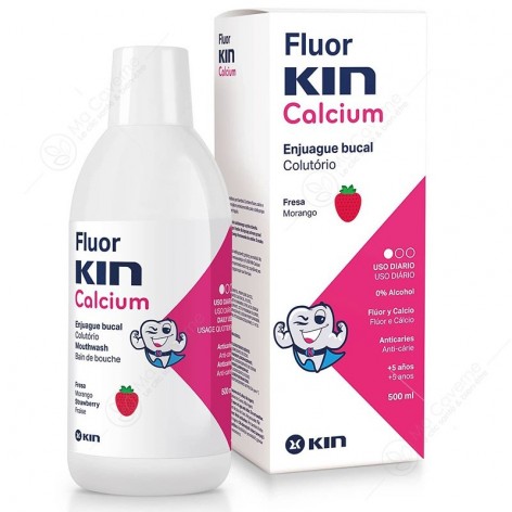 KIN Bain de Bouche Fluor Calcium 500ml-1