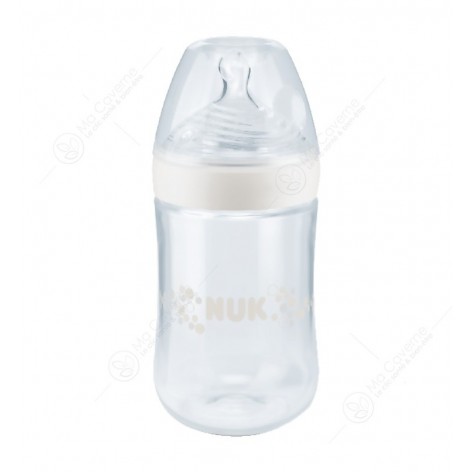 NUK Biberon Plastique Nature Sense "M" 260ml 10216267-1