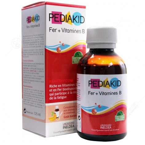 PEDIAKID Fer + Vitamines B 125ml